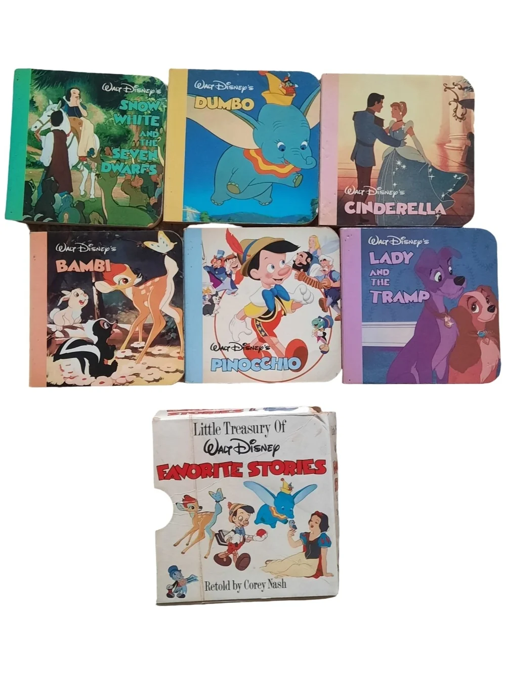 Disney Favorite Stories Board Book – White/Red/Blue